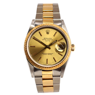 Datejust yellow gold cheap and stainless steel automatic