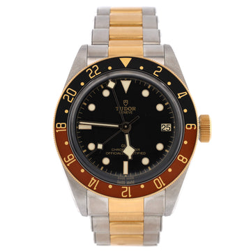Tudor Heritage Black Bay GMT Automatic Watch Stainless Steel and Yellow Gold 41