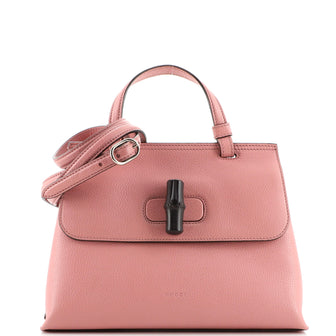 Gucci Bamboo Daily Top Handle Bag Leather Small