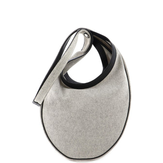 Hermes Sac Luco Bag Canvas with Leather