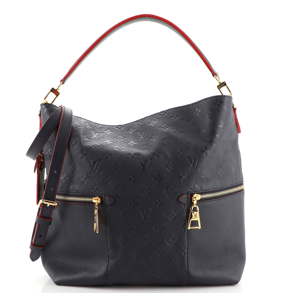 Louis Vuitton Empreinte Leather Melie Bag Black