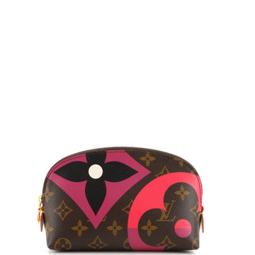 Louis Vuitton Cosmetic Pouch Limited Edition Game On Monogram Canvas