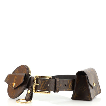 Louis Vuitton Daily Multi Pocket Belt Monogram Canvas Medium