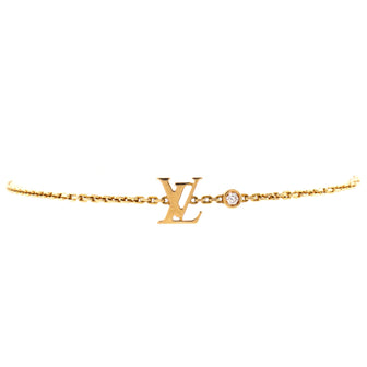 Shop Louis Vuitton Idylle blossom lv bracelet, yellow gold and