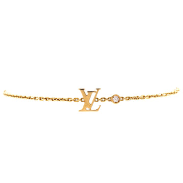 Louis Vuitton Idylle Blossom LV Bracelet 18K Yellow Gold with Diamond
