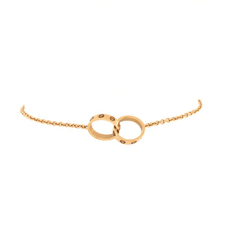 Cartier Love Interlocking Bracelet 18K Rose Gold