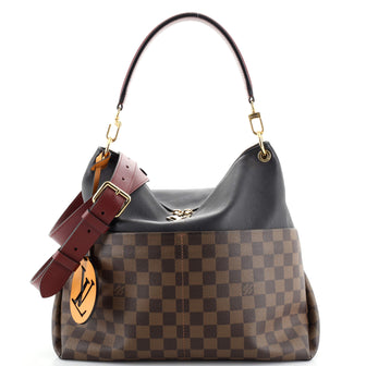 Louis Vuitton Maida Handbag Damier with Leather