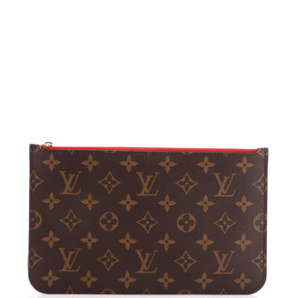 Louis Vuitton Neverfull Pochette Monogram Canvas Large