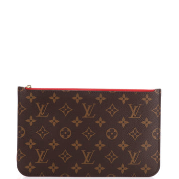 Louis Vuitton Neverfull Pochette Monogram Canvas Large