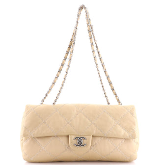 Chanel Ultimate Stitch Flap Bag Quilted Lambskin East West