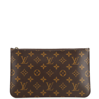 Louis Vuitton Neverfull Pochette Monogram Canvas Large