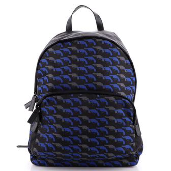 Prada Front Pocket Backpack Printed Tessuto Medium