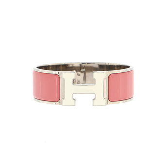 Hermes Clic Clac H Bracelet Printed Enamel Wide