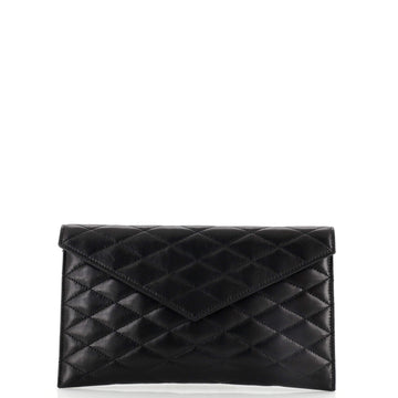 Saint Laurent Sade Flap Pouch Quilted Leather