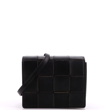 Bottega Veneta Cassette Crossbody Bag Maxi Intrecciato Leather Mini