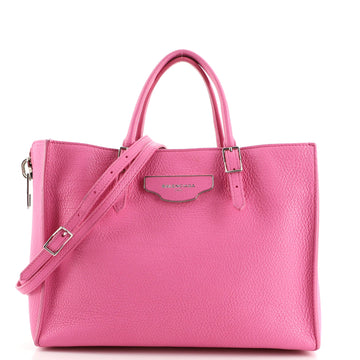 Balenciaga Papier A6 Zip Around Plate Bag Leather