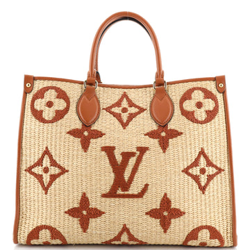 Louis Vuitton OnTheGo Tote Monogram Giant Raffia MM