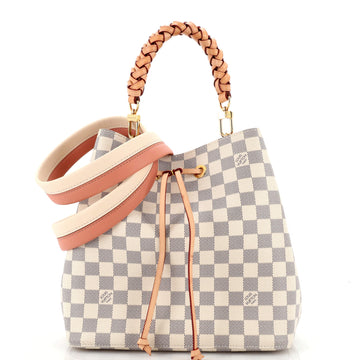 Louis Vuitton Braided Handle NeoNoe Handbag Damier MM