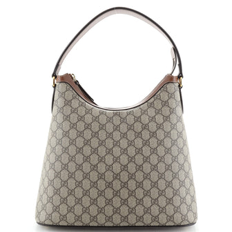 Gucci Linea A Hobo GG Coated Canvas