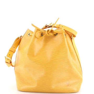 Louis Vuitton Petit Noe Handbag Epi Leather