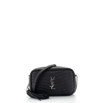 Saint Laurent Lou Camera Bag Matelasse Chevron Leather Mini