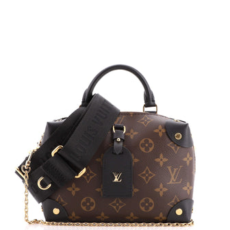 Louis Vuitton Petite Malle Souple Handbag Monogram Canvas