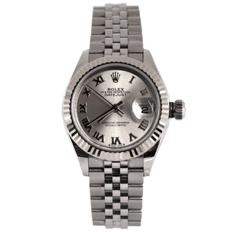 Rolex Oyster Perpetual Datejust Automatic Watch Stainless Steel and White Gold 28