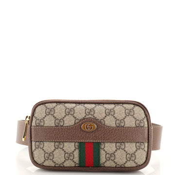 Gucci Ophidia Belt Bag GG Coated Canvas Mini