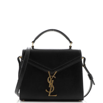 Saint Laurent Cassandra Top Handle Bag Leather Mini