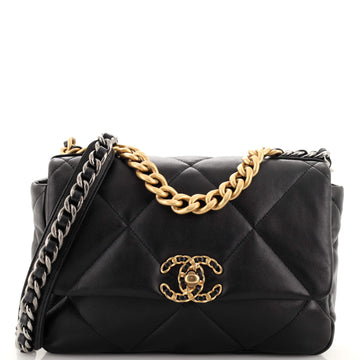 Chanel 19 Flap Bag Quilted Leather Medium