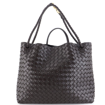 Bottega Veneta Andiamo Top Handle Bag Intrecciato Nappa Large