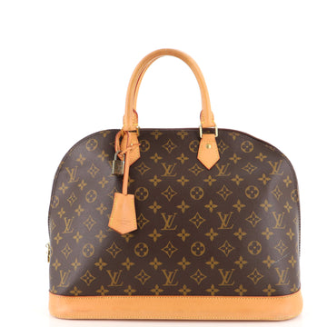 Louis Vuitton Alma Handbag Monogram Canvas GM