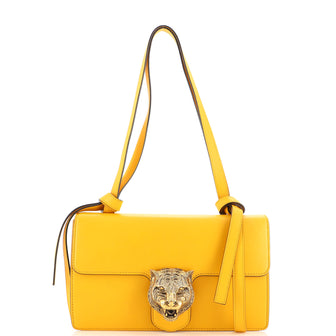 Gucci Animalier Flap Shoulder Bag Leather Medium
