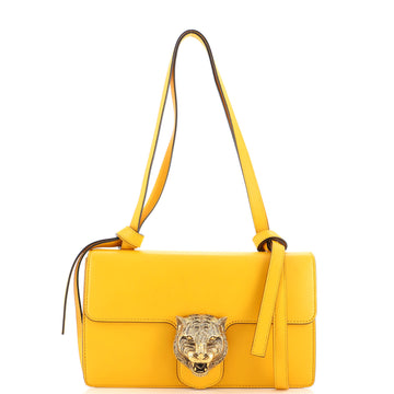 Gucci Animalier Flap Shoulder Bag Leather Medium