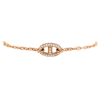 Hermes New Farandole Bracelet 18K Rose Gold with Diamonds