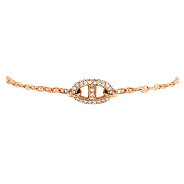 Hermes New Farandole Bracelet 18K Rose Gold with Diamonds