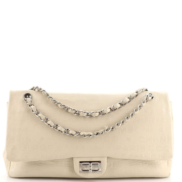 Chanel Unlimited Reissue 2.55 Flap Bag Embossed Leather Maxi