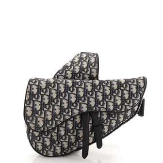Christian Dior Saddle Crossbody Bag Oblique Canvas