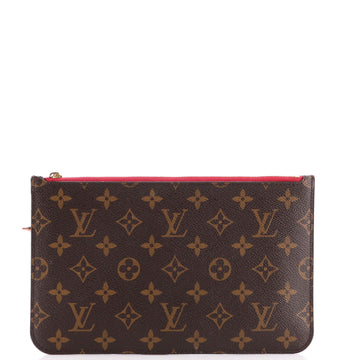 Louis Vuitton Neverfull Pochette Monogram Canvas Large