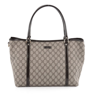 Gucci Joy Tote GG Coated Canvas Medium Gray