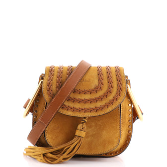 Chloe Hudson Handbag Whipstitch Suede Mini