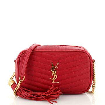 Saint Laurent Lou Camera Bag Matelasse Chevron Leather Mini