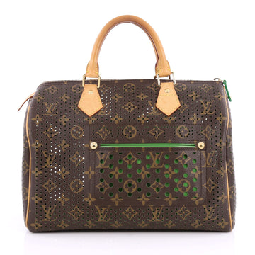 Louis Vuitton Speedy Handbag Perforated Monogram Canvas 2048801