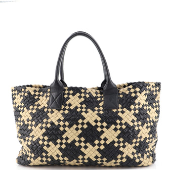 Bottega Veneta Cabat Tote Multicolor Intrecciato Nappa Medium