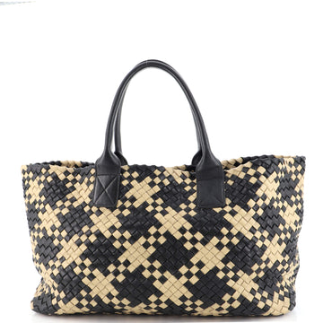 Bottega Veneta Cabat Tote Multicolor Intrecciato Nappa Medium