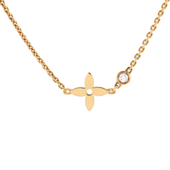 Louis Vuitton Monogram Idylle Necklace 18K Rose Gold with Diamond