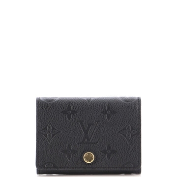 Louis Vuitton Business Card Holder Monogram Empreinte Leather