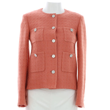 Chanel Women's CC Button Four Pocket Jacket Tweed