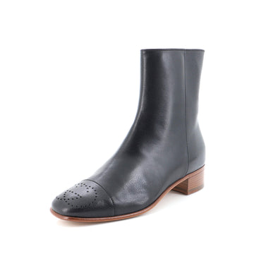 Gucci Women's Interlocking G Ankle Boots Leather
