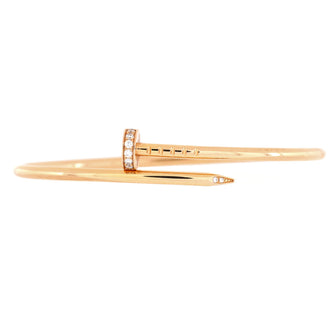 Cartier Juste un Clou Bracelet 18K Rose Gold with Diamonds Small